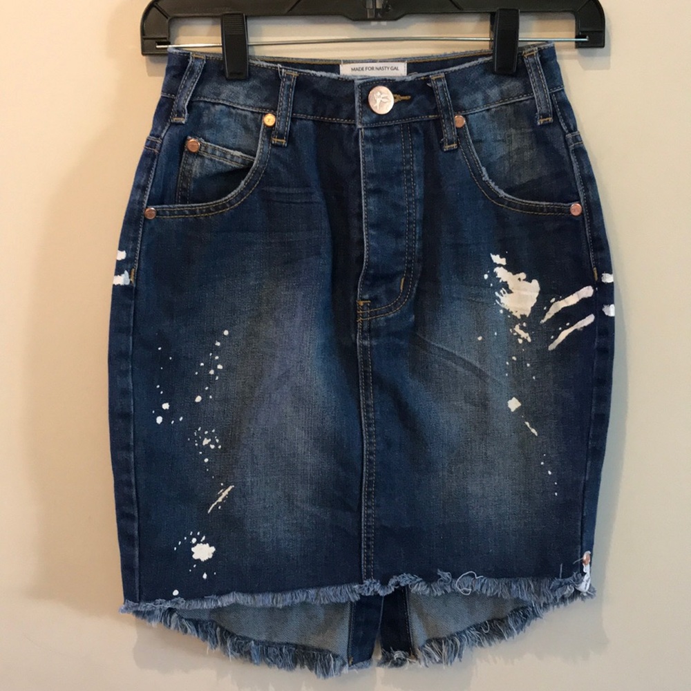 ONE TEASPOON X Nasty Gal 2020 Denim Skirt - Picture 5 of 8